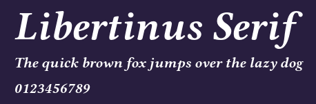 Libertinus Serif Preview