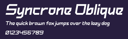 Syncrone Oblique Preview