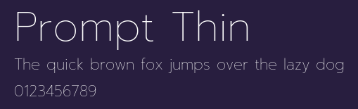 Prompt Thin Preview