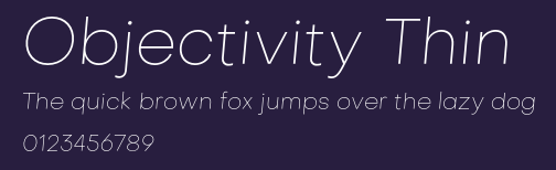Objectivity Thin Preview