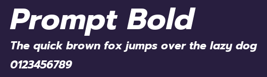 Prompt Bold Preview