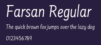 Farsan Regular Preview