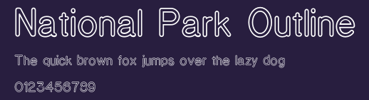 National Park Outline Preview