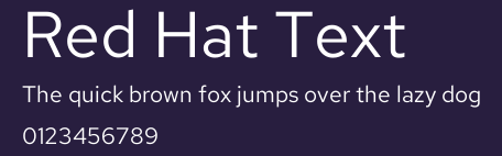 Red Hat Text Preview