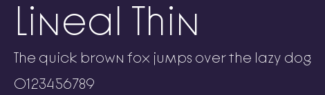 Lineal Thin Preview