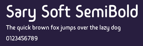 Sary Soft SemiBold Preview