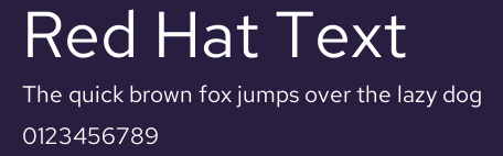 Red Hat Text Preview