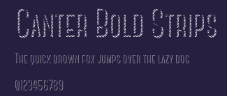 Canter Bold Strips Preview