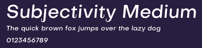 Subjectivity Medium Preview