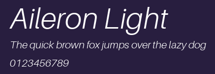 Aileron Light Preview