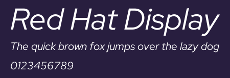 Red Hat Display Preview