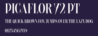 Picaflor 72 pt Preview