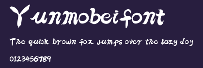 Yunmobeifont Preview