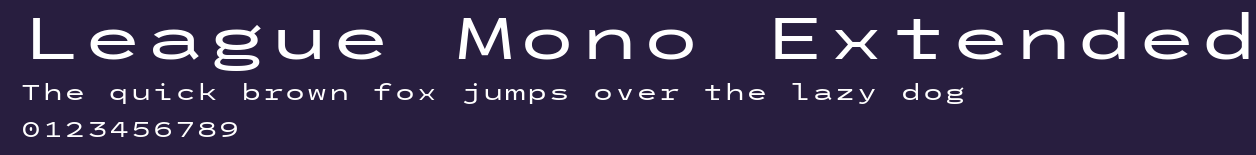 League Mono Extended Preview
