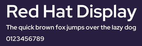 Red Hat Display Preview