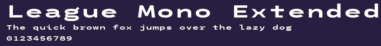 League Mono Extended Preview