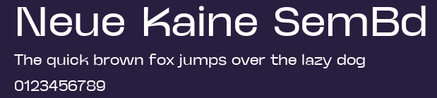Neue Kaine SemBd Preview