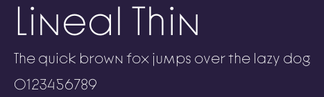 Lineal Thin Preview