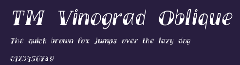 TM Vinograd Oblique Preview