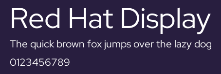 Red Hat Display Preview