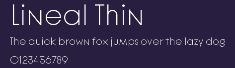 Lineal Thin Preview