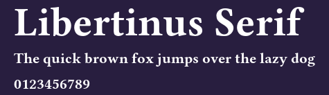 Libertinus Serif Preview