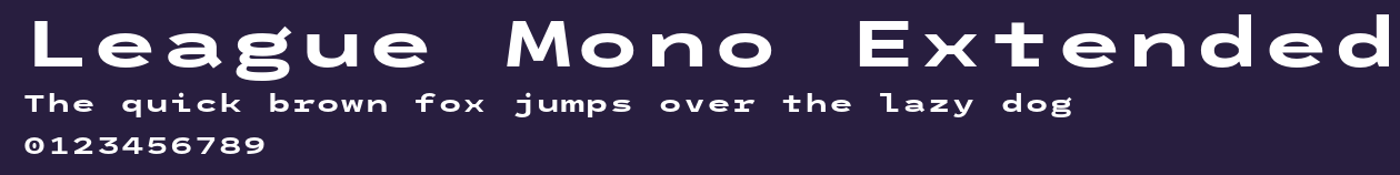 League Mono Extended Preview