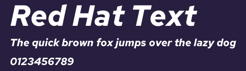 Red Hat Text Preview