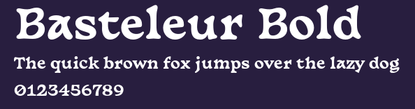 Basteleur Bold Preview