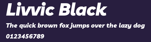 Livvic Black Preview