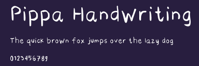 Pippa Handwriting Preview