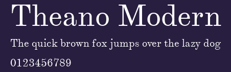Theano Modern Preview