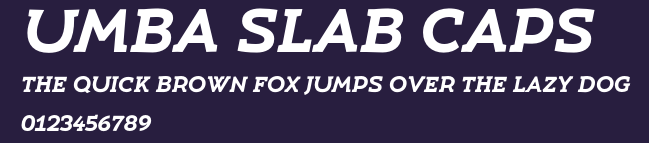 Umba Slab Caps Preview