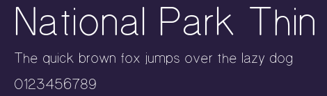 National Park Thin Preview