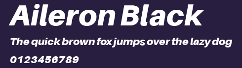 Aileron Black Preview