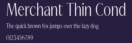 Merchant Thin Cond Preview