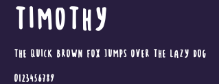 Timothy Preview
