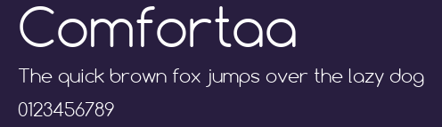 Comfortaa Preview