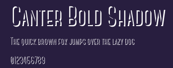 Canter Bold Shadow Preview