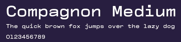 Compagnon Medium Preview