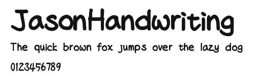 JasonHandwriting Preview