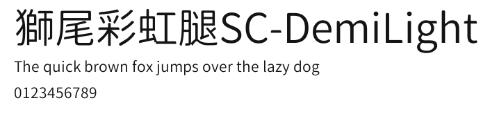 獅尾彩虹腿SC-DemiLight Preview