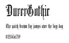 DurerGothic Preview