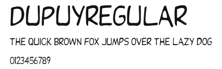 DupuyREGular Preview