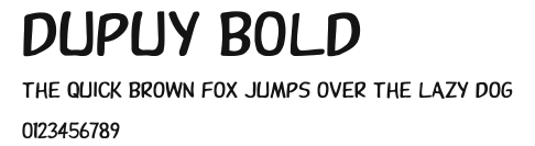 Dupuy Bold Preview