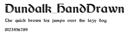 Dundalk_HandDrawn Preview