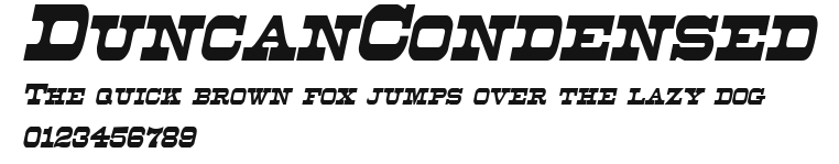 DuncanCondensed Preview