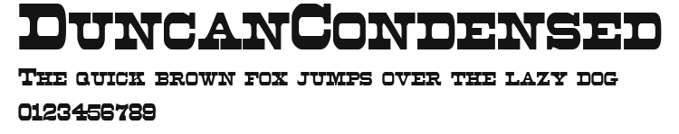 DuncanCondensed Preview