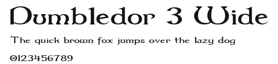 Dumbledor 3 Wide Preview