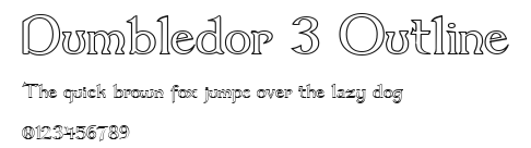 Dumbledor 3 Outline Preview